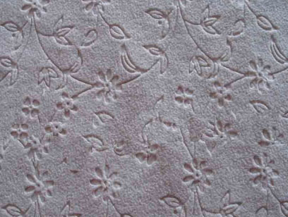 Flower stem and leaf series jacquard shaker velvet