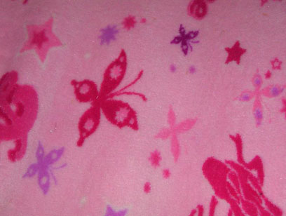 Butterfly printed fleece